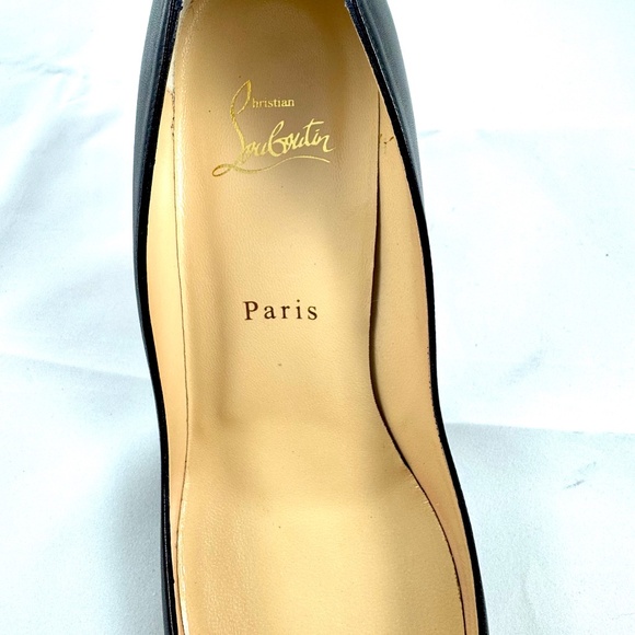 Christian Louboutin Apostrophe 85 Heels Size 39, black nappa - Picture 8 of 10
